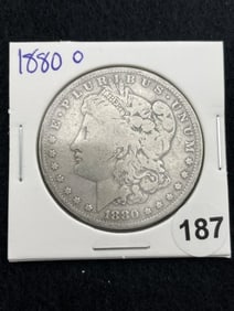 1880 O Morgan Silver Dollar Coin