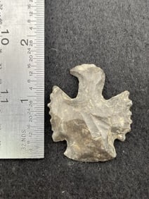 Bird Effigy Indian Artifact Arrowhead