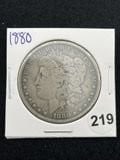 1880 Morgan Silver Dollar Coin