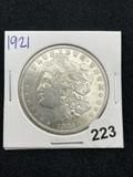 1921 Morgan Silver Dollar Coin