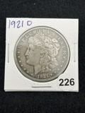 1921 D Morgan Silver Dollar Coin