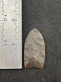 Folsom Indian Artifact Arrowhead