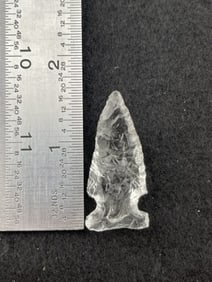 Glass Arrowhead Indian Artifact Arrowhead