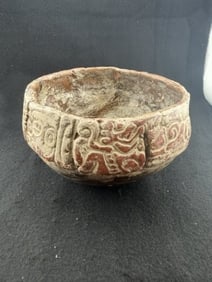 Pre-Columbian Pottery Vessel Indian Artifact Arrowhead