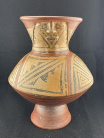 Pre-Columbian Pottery Vessel Indian Artifact Arrowhead