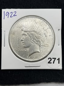 1922 Peace Silver Dollar Coin