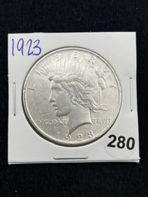 1923 Peace Silver Dollar Coin
