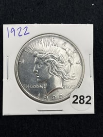 1922 Peace Silver Dollar Coin