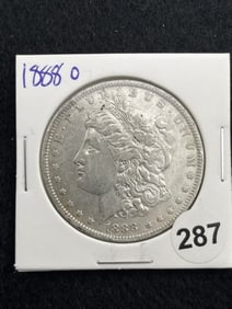 1888 O Morgan Silver Dollar Coin
