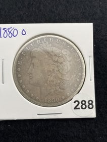 1880 O Morgan Silver Dollar Coin