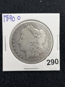 1890 O Morgan Silver Dollar Coin
