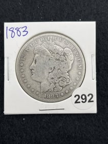 1883 Morgan Silver Dollar Coin
