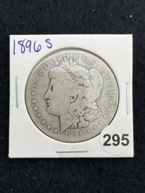 1896 S Morgan Silver Dollar Coin