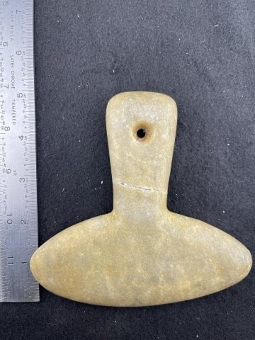 Stone Pendant broken & glued Indian Artifact Arrowhead (1 of 6)