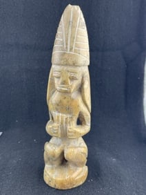 Pre-Columbian Stone Human Effigy Indian Artifact Arrowhead