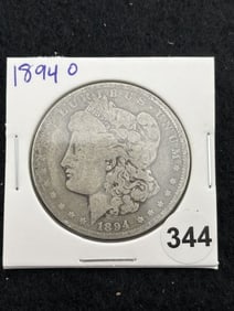 1894 O Morgan Silver Dollar Coin