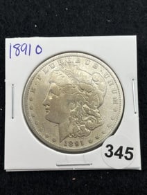 1891 O Morgan Silver Dollar Coin