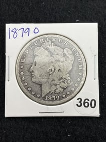 1879 O Morgan Silver Dollar Coin