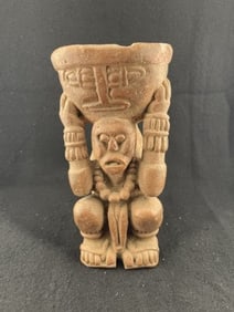 Pre-Columbain Pottery Vessel Indian Artifact Arrowhead