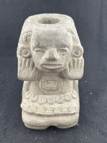 Pre-Columbain Pottery Vessel Indian Artifact Arrowhead