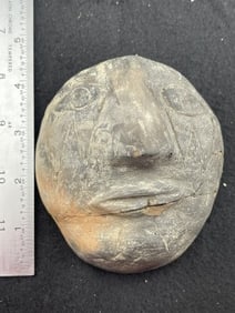 Face Effigy Pottery Mask Indian Artifact Arrowhead