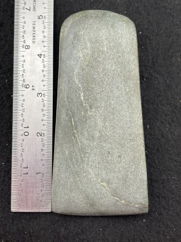 Celt Indian Artifact Arrowhead: KEY WORDS: INDIAN ARTIFACT ARTIFACTS ARROWHEAD ARROWHEADS NATIVE AMERICAN MISSISSIPPIAN QUAPAW CADDO POTTERY COINS MORGAN DOLLAR PEACE DOLLAR SILVER COINS. All coins have been Sigma tested for authent