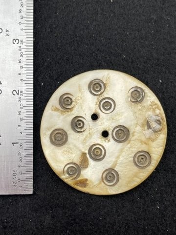 Engraved Stone Gorget Indian Artifact Arrowhead (1 of 3)