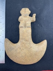 Pre-Columbian Stone Spade Indian Artifact Arrowhead