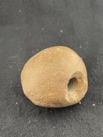 Ball Bannerstone Indian Artifact Arrowhead