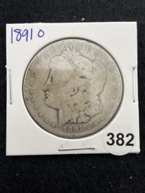 1891 O Morgan Silver Dollar Coin