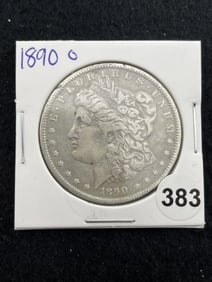 1890 O Morgan Silver Dollar Coin