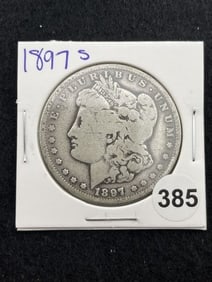 1897 S Morgan Silver Dollar Coin