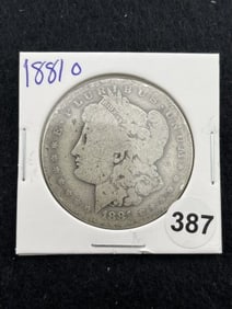 1881 O Morgan Silver Dollar Coin