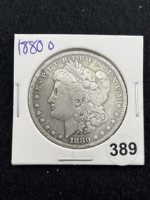 1880 O Morgan Silver Dollar Coin