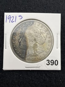 1921 S Morgan Silver Dollar Coin