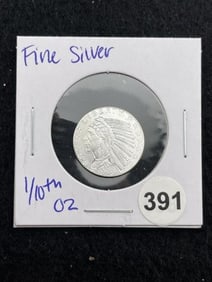 1/10th Fine Silver Coin