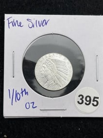1/10th Fine Silver Coin