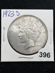 1923 S Peace Silver Dollar Coin