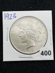 1923 Peace Silver Dollar Coin