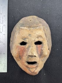 Face Effigy Pottery Mask Indian Artifact Arrowhead
