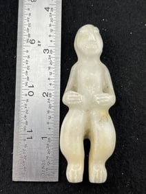 Stone Human Effigy Indian Artifact Arrowhead