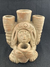 Pre-Columbian Pottery Vessel Indian Artifact Arrowhead