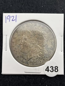 1921 Morgan Silver Dollar Coin