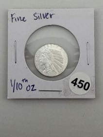 1/10th Fine Silver Coin