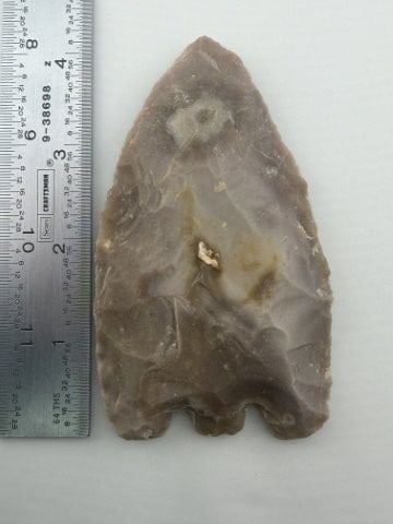 Large Base Tang Knife from Gillespie County, Texas Indian Artifact Arrowhead (1 of 4)