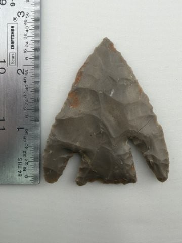 Bell Point one ear broken & glued from Bell County, Texas ex - Conners Collection Indian Artifact (1 of 4)