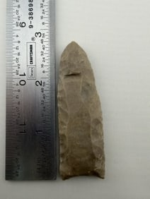 Folsom Paleo Point super long Flutes on both sides from Booker County, Texas ex - Turner Collection