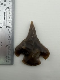 Marshall Drill semi transparent edwards plateau flint from Coke County, Texas ex - Conners