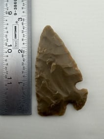 Small Corner Tang Knife Pedernales River Chert from Gillespie County, Texas ex - Turner Collection
