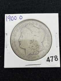 1900 O Morgan Silver Dollar Coin
